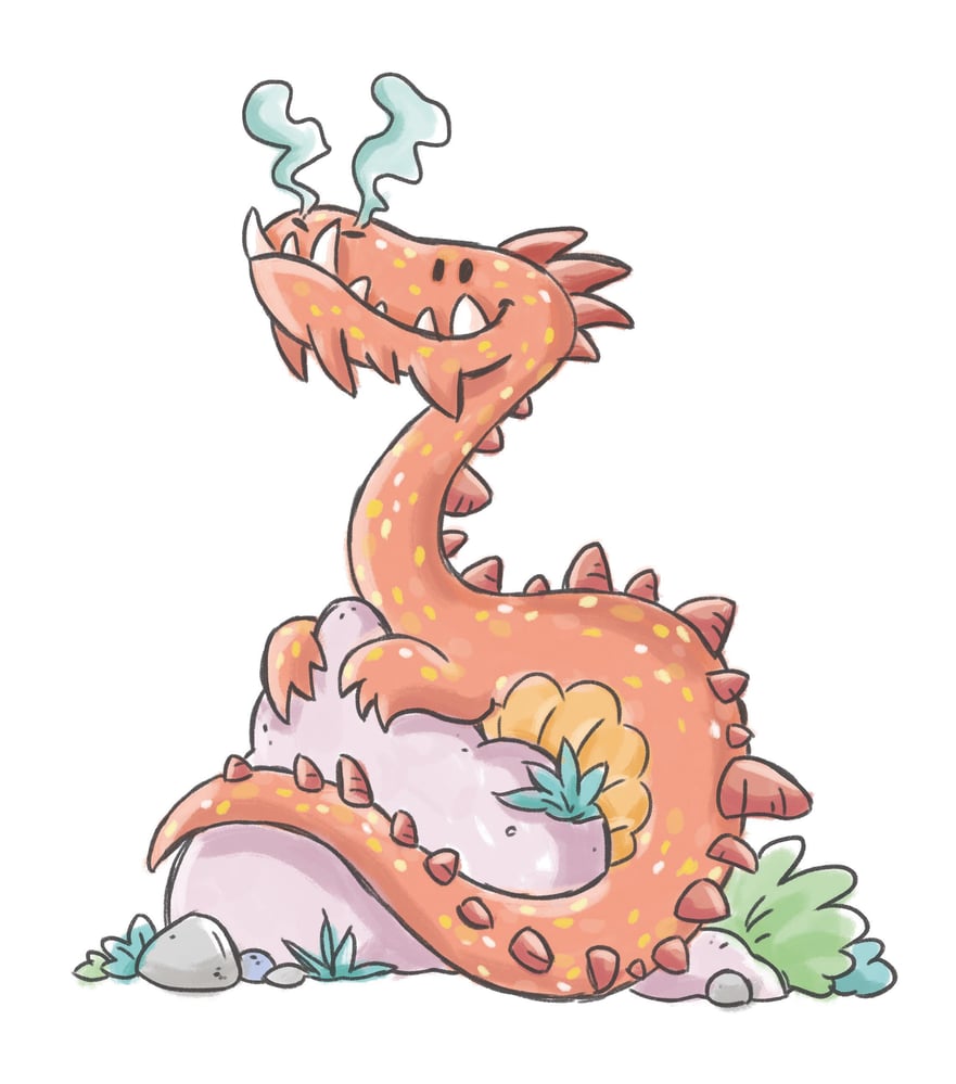 Characterdesign Drache