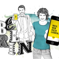 Illustrationen für den aktuellen Geschäftsbericht der Berliner Verkehrsbetriebe BVG