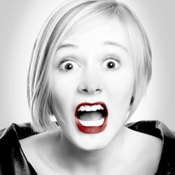 Portraitaufnahme im eigenen Studio