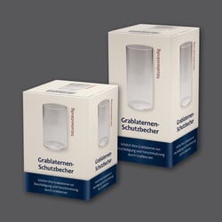 Verpackungen für Grablaternen-Schutzbecher