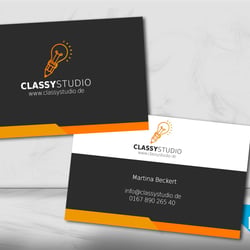 Visitenkartendesign Classy