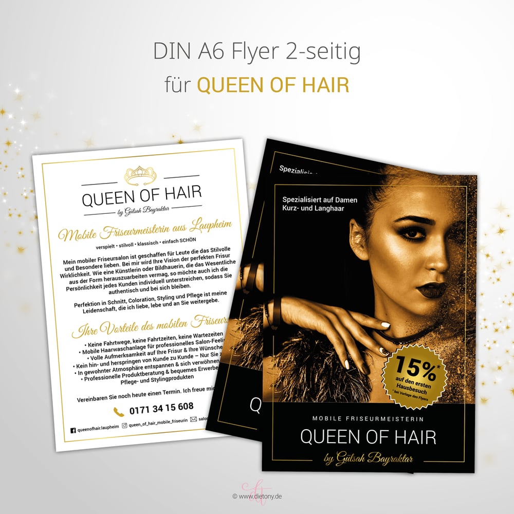 Flyerdesign A6 – zweiseitig