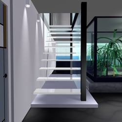 entrance, stairs to 1st floor