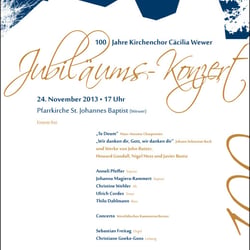 Jubiläums-Konzert für einen Kirchenchor