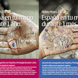 Nokia anzeige GPS Spain