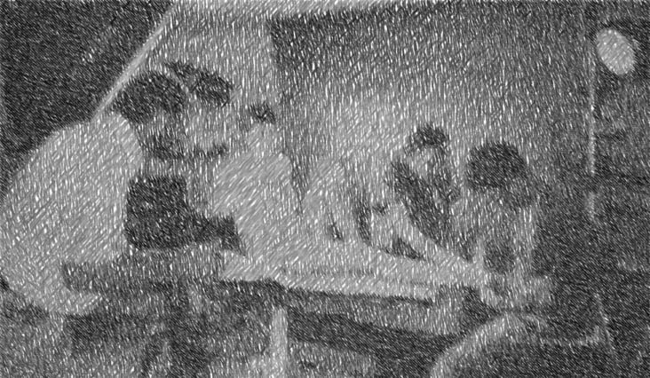 Studio in Kreide