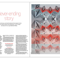 TIME CRYSTALS. illustration for new scientist magazine (UK), 2017