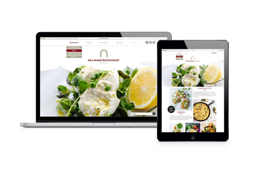 Website Marktrestaurant