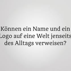 Namensentwicklung und Logoentwicklung