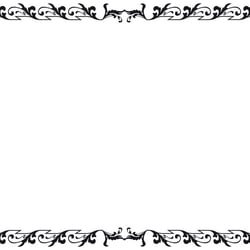 Ornamentrahmen sw DIN-Format