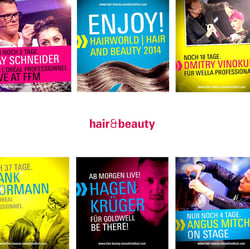 Hair & Beauty Messe Frankfurt: Gestaltung von Social Media-Aktivitäten.