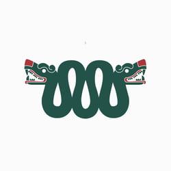 DOUBLE-HEADED SERPENT, Digitale Illustration