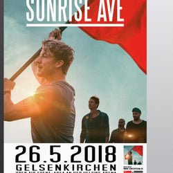 Plakatdesign „Sunrise Avenue“