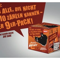 Kleiner Keiler. Ganz schön frech, die Sau.