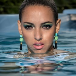 In the water