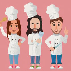 Cooking With My Friends – Caricatures
