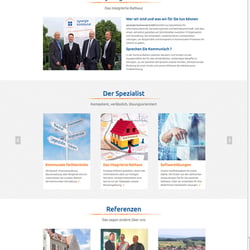 Hompage mit weiteren Informationen zu synergie kommunal GmbH