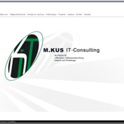Erstellung eines Webdesigns für die Firma M. Kus IT-Consulting