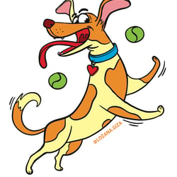 Mischung aus Illustrationen, Charakterdesign, Maskottchen
