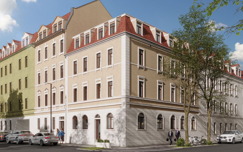 Haus an der Kreuzung