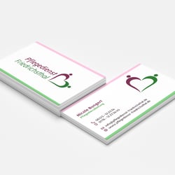 Visitenkarten eines Pflegedienst