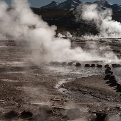 El Tatio Geysir. Atacama desert, Chile.