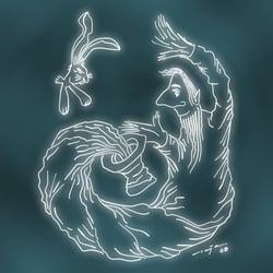 „Der Magier“, Illustration für Comicademy