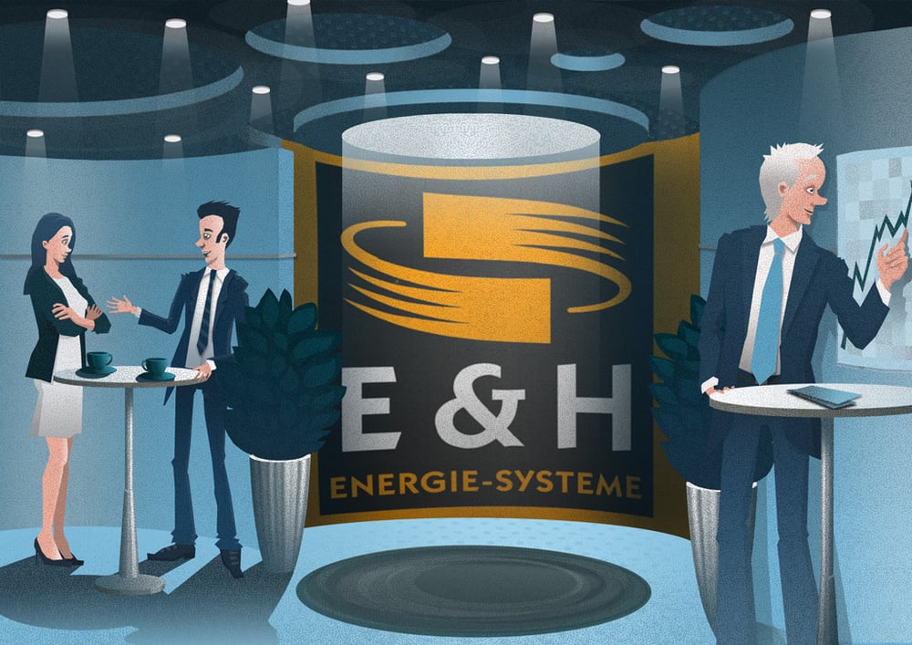 messestand-illustration-e&h-mannesmann
