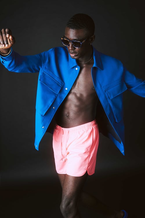 CD, Shooting Concept, Styling: Michael Meise, Photography: Oliver Moscher, Model: Fiifi A. Sarpong M4 Models