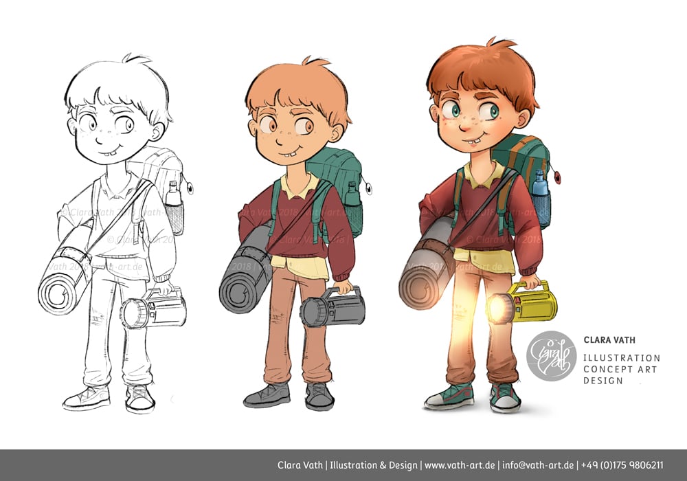 Character Design – Camping