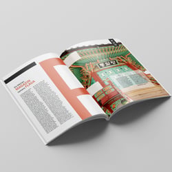 Perfect Binding Brochure Mockup 1