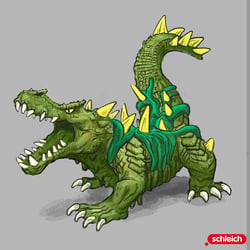 Schleich – Dschungelwelt Sumpfmonster – Konzeptzeichnung