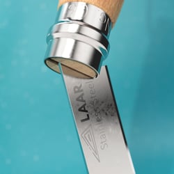 modeled based on the original Opinel pocket knife with some minor design changes.