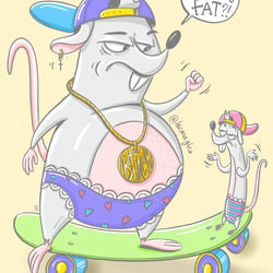 Mischung aus Illustrationen, Charakterdesign, Maskottchen