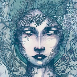 Portrait „snowflake“ aus der Bilderreihe „seasons“