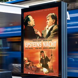 Posterdesign für „Epstein’s nacht“