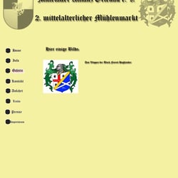 Der Entwurf der Galerieseite