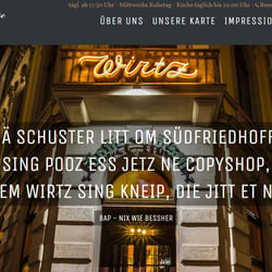 Gaststätte Wirtz – Startseite