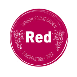 for Conceptstore Aachen red vine label inverse with vectorillustration in Adobe Fresko