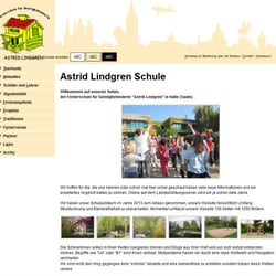 Website Astrid-Lindgren-Schule Halle