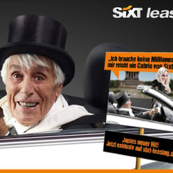 Sixt – Jung von Matt – Kampagne mit J. Heesters