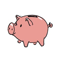 Sparschwein-Opfer