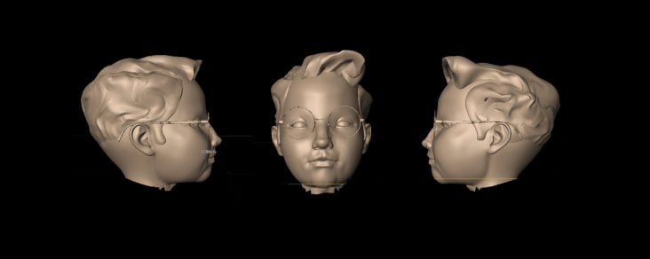 Diplom | Dokumentation | Character-Modeling mit Poser | Dr. Strangelove Junior