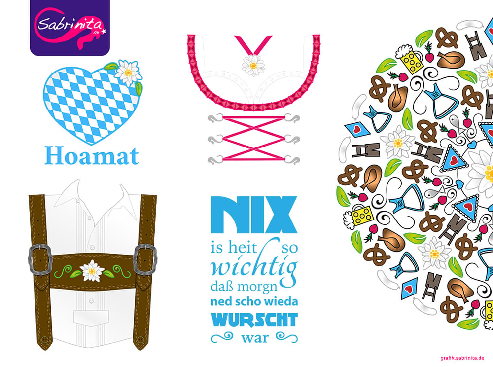 Tshirtmotive: Einfach boarisch!