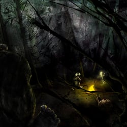 Der Haulewald – Illustration zu „Die unendliche Geschichte“