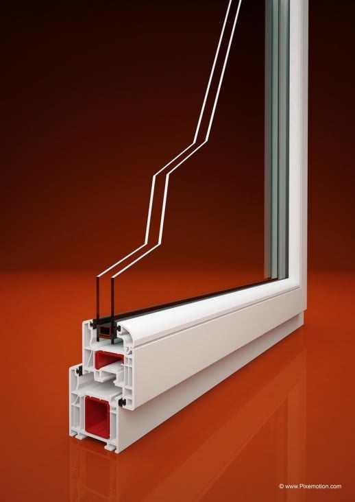 Fenster im Querschnitt