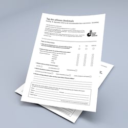 Projektarbeit Abschlussprüfung – Formular (Gestaltung in InDesign)