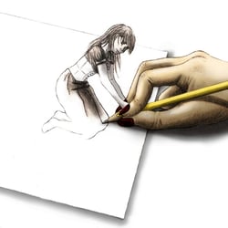 draw with me – Zeichnung (Bleistift/Brush)