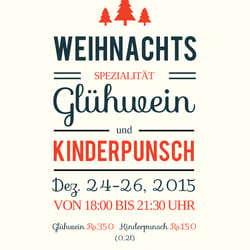ITH Glühwein Poster