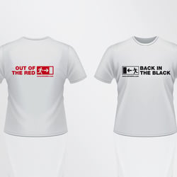 back in the black – Promo-Shirts